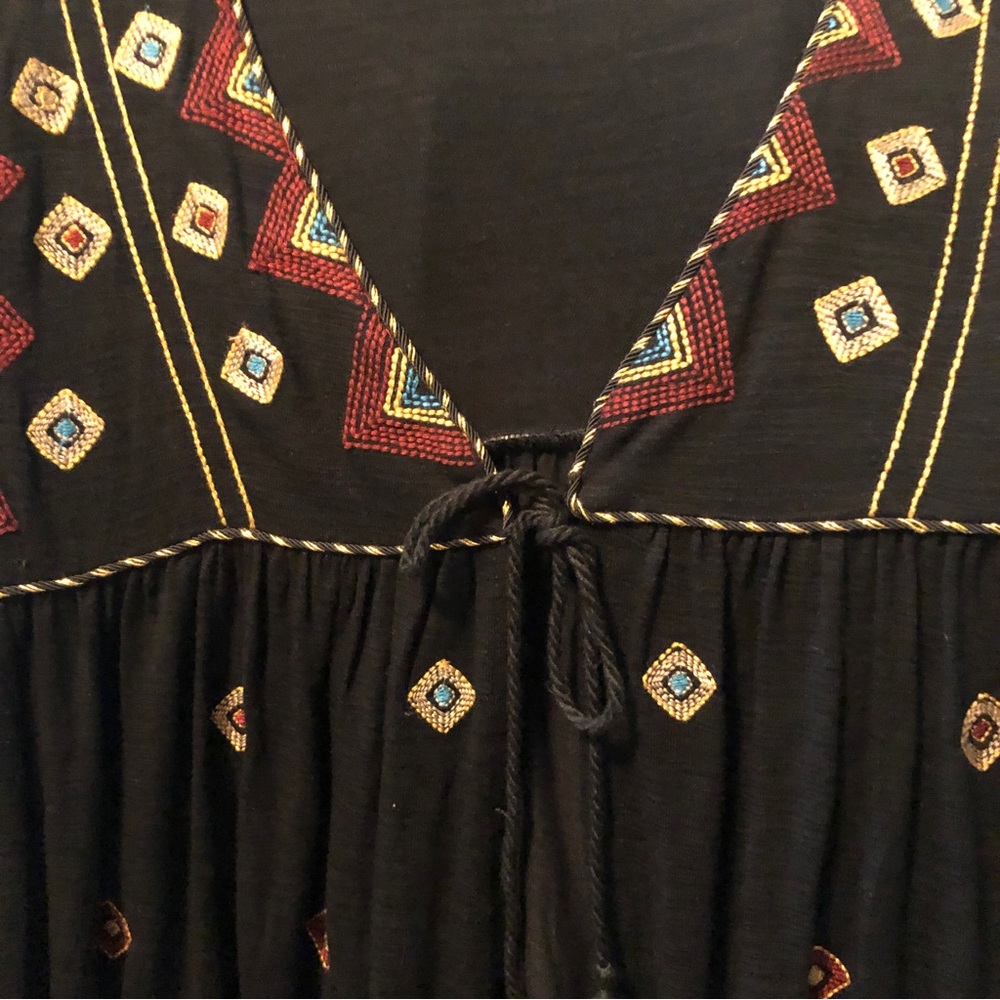 Neiman Marcus boho tie front cardigan - Picture 6 of 12